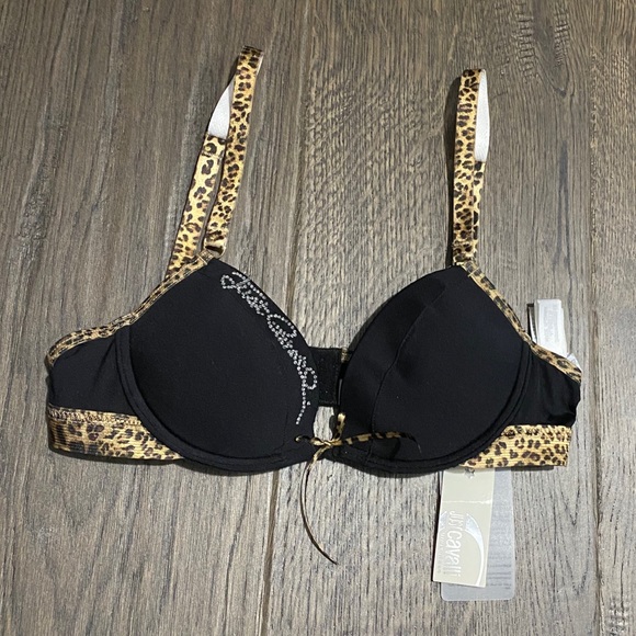 NWT- JUST Cavalli rhinestone push up bra - Picture 7 of 7